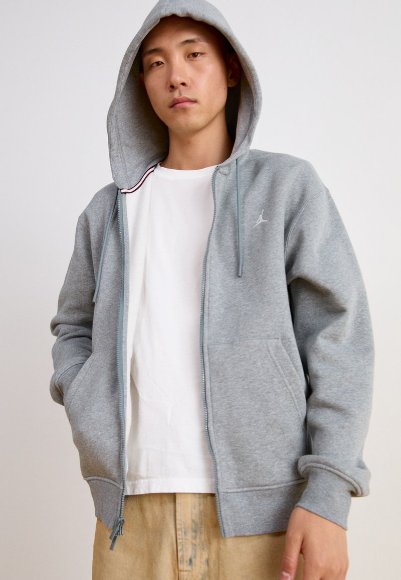 zalando felpa zip jordan Jordan Felpa con zip grau/grigio Zalando
