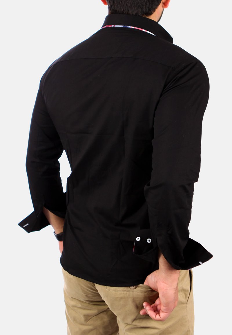 Herren Freizeithemden | RESLAD Hemd schwarz - BO48493 Herren Freizeithemden | RESLAD Hemd schwarz - BO48493