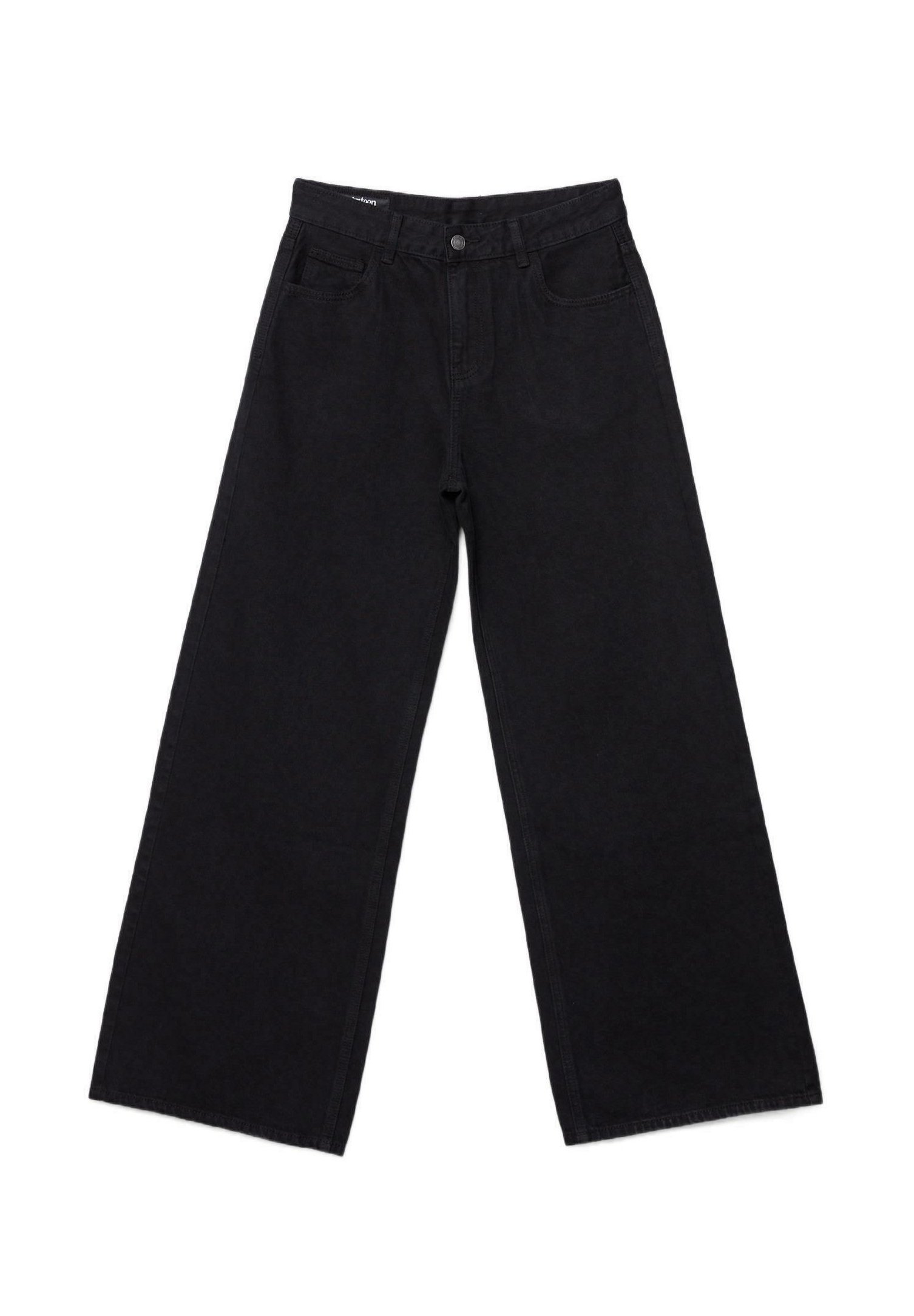 Black Wide-leg Jeans