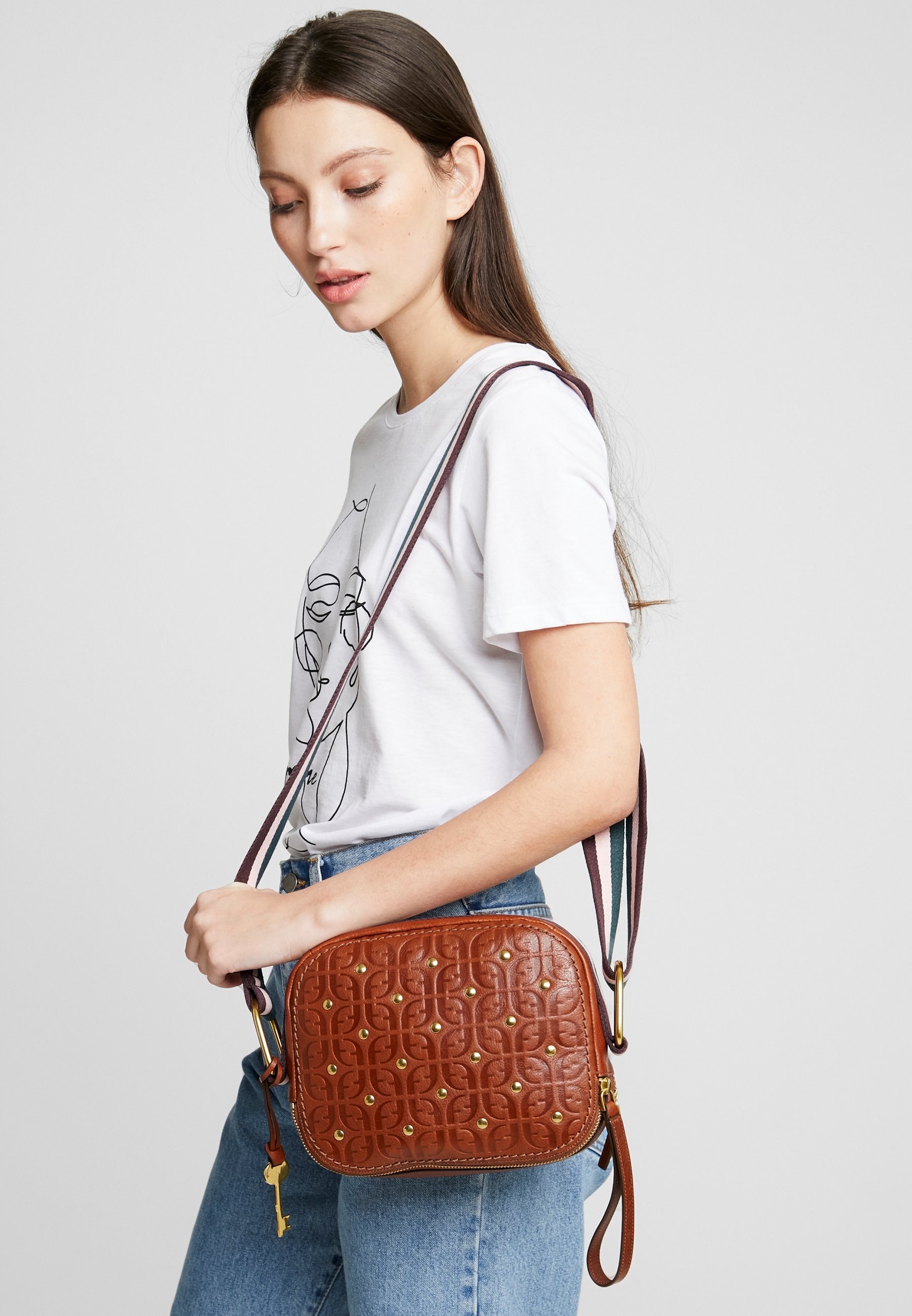 Fossil ELLE Skulderveske brown Zalando.no Fossil Skulderveske brown Zalando.no