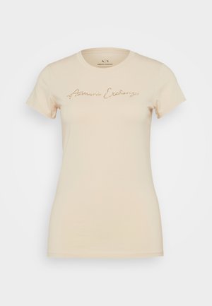 Armani Exchange T-shirt con stampa - dusty ground