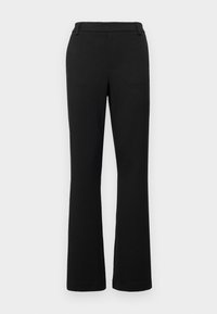 OBJLISA FLARED PANTS - Hlače - black
