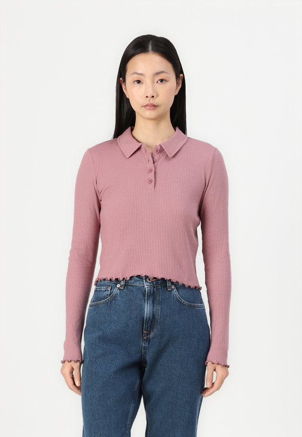 NMDRAKEY CROPPED BABYLOCK - Polo shirt - nostalgia rose