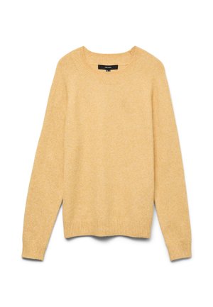Vero Moda, VMDOFFY LS O-NECK BLOUSE GA NOOS - Пуловер - golden spice melange
