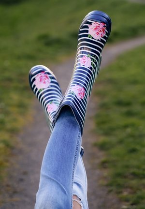 STRIPES - Wellies - dunkelblau