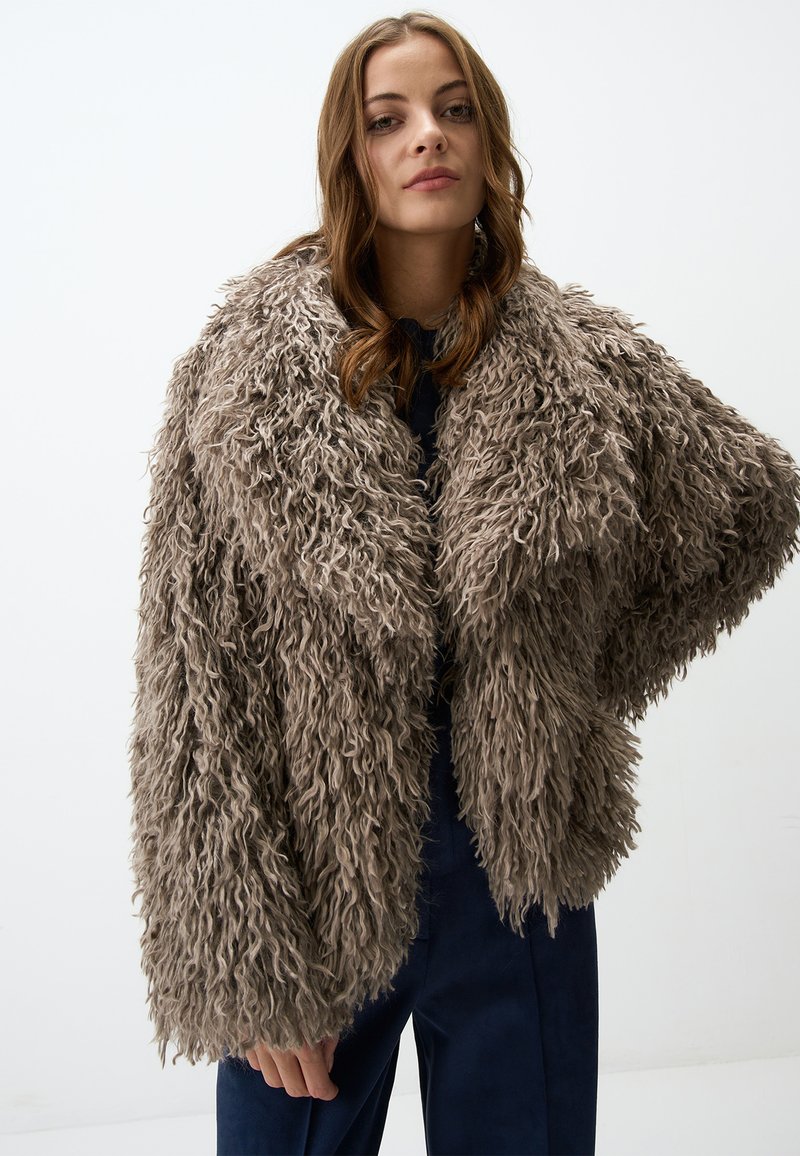 Jimmy Key ELEGANT FLUFFY - Giacca invernale - grey