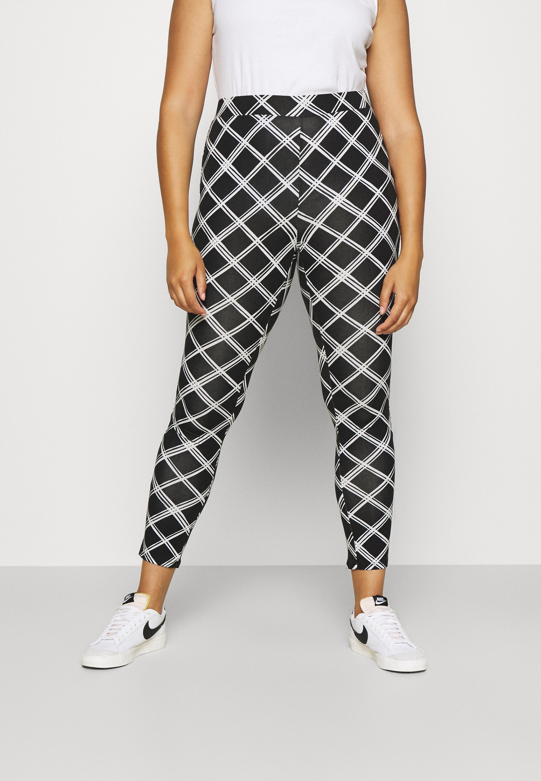 checked leggings uk