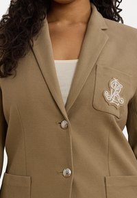 Lauren Ralph Lauren Woman BULLION JACQUARD BLAZER - Blazer - madison tan