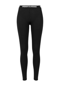 Urban Classics LADIES LOGO LEGGINGS - Tamprės – kelnės - black