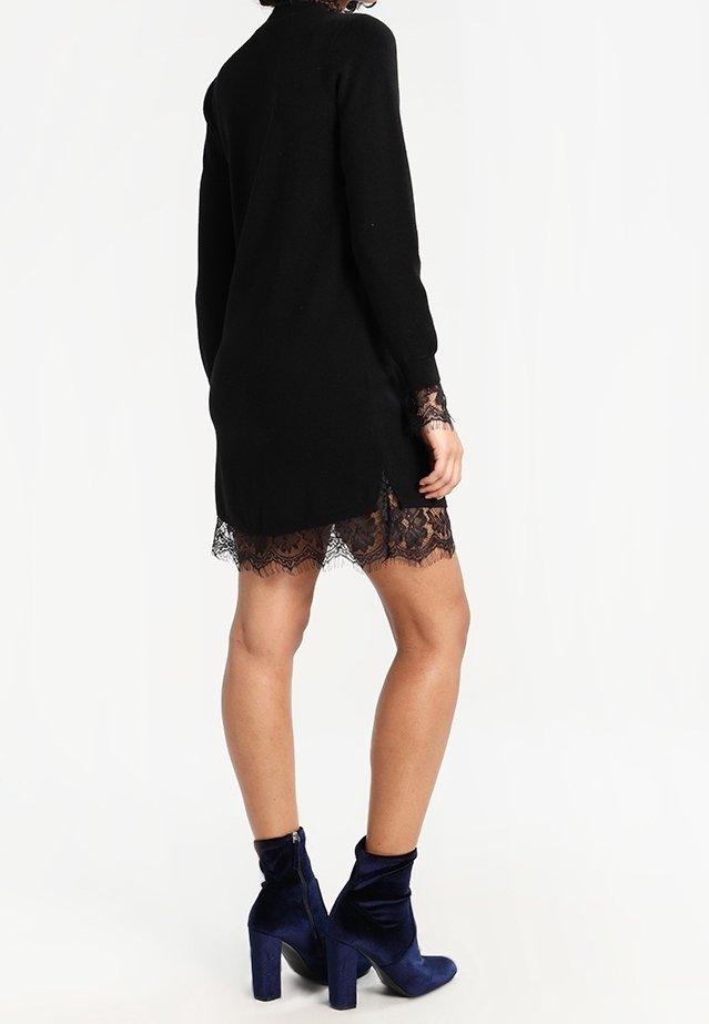 YAS Jumper dress - black - (Pre-owned) - Zalando.ie YAS Jumper dress - black - (Pre-owned) - Zalando.ie