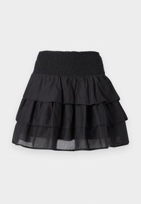 NMGLINDA SMOCK LAYER SKIRT - Mini skirt - black