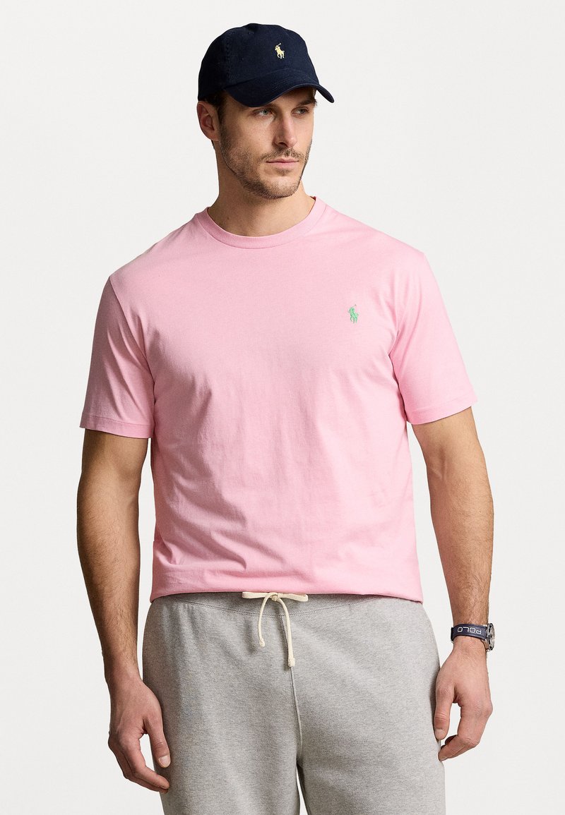 Polo Ralph Lauren Big & Tall JERSEY CREWNECK T-SHIRT - Basic póló - garden pink