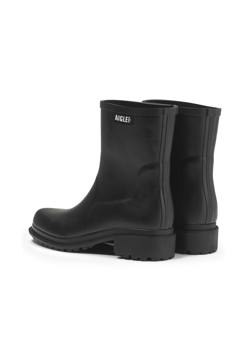 Bottes De Montagne Aigle Vintage – Fourrure Noire – Taille 43 – Cuir