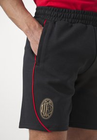 Puma AC MILAN CASUALS SHORTS - Fanartikel - black/for all time red