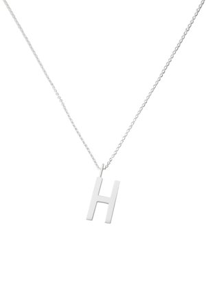 Design Letters HALSKETTE MIT GROSS INITIAL CHARM SILBER (A-Z) - Halskette - silver coloured
