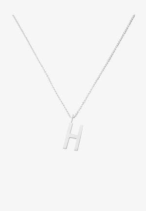 Design Letters HALSKETTE MIT GROSS INITIAL CHARM SILBER (A-Z) - Halskette - silver coloured