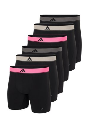 6 PACK - Boxerbriefs - schwarz pink grau