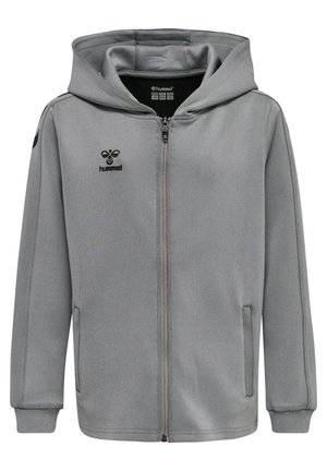LCORE XK - Sweatjacke - grey melange