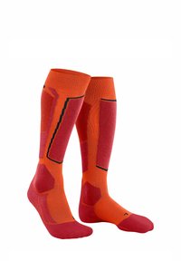 FALKE SK2 WOOL SKIING MEDIUM CUSHIONING - Calcetines hasta la rodilla - flash orange