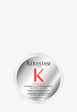 Mascarilla reparadora anti-rotura Kérastase Première con péptidos y glicina para todo tipo de cabello dañado, fórmula para enjuague.