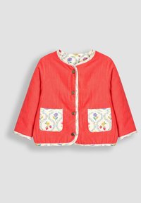 JoJo Maman Bébé TOADSTOOL FLORAL  REGULAR FIT - Vinterjacka - fuchsia