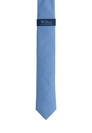 WILLEN MINIMAL - Krawatte - mittelblau