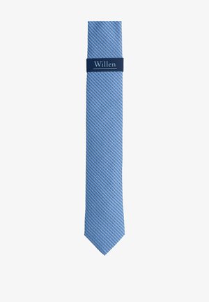 WILLEN, MINIMAL - Tie - mittelblau