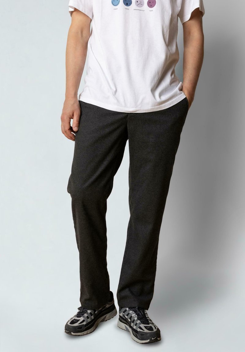 Clean Cut Copenhagen BARCELONA DIEGO - Tygbyxor - charcoal melange