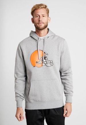 NFL CLEVELAND BROWNS LOGO HOODIE - Kapuzenpullover - grey