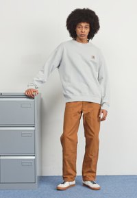 Carhartt WIP NELSON - Mikina - sonic silver garment dyed