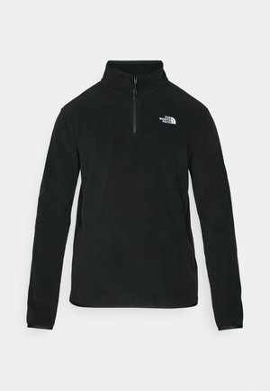The North Face M GLACIER FLEECE 1/4 ZIP JACKET - Fleecepullover - black