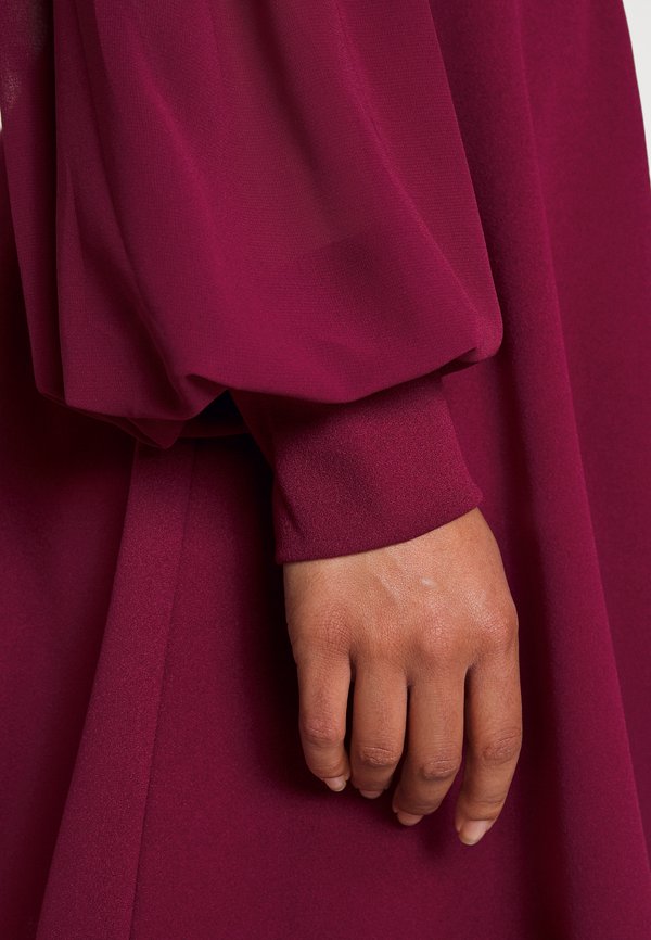 KAT SLEEVE DRESS - Jersey dress - berry wine3
