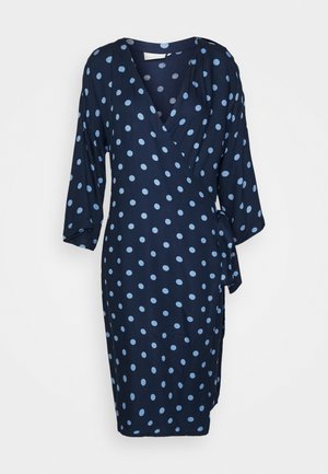 SIRRA WRAP DRESS - Vestido de dia - midnight marine