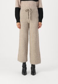 Gina Tricot - TROUSERS - Pantalon classique - beige melange Image miniature 1