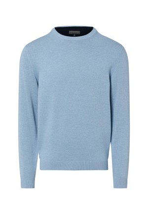 PULLOVER - Strickpullover - hellblau