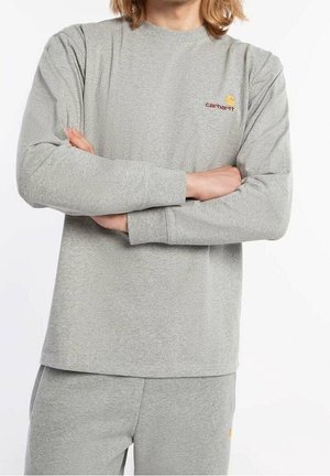Langærmet T-shirt - light grey