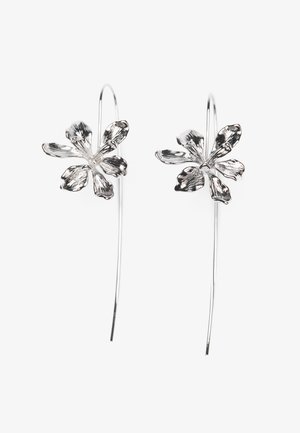 Orecchini Lunghi Materia SO-224 In Argento 925 – Design A Tre Anelli, Con Scatola Portagioie