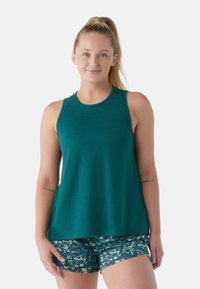 Smartwool ACTIVE  - Top - dark emerald heather
