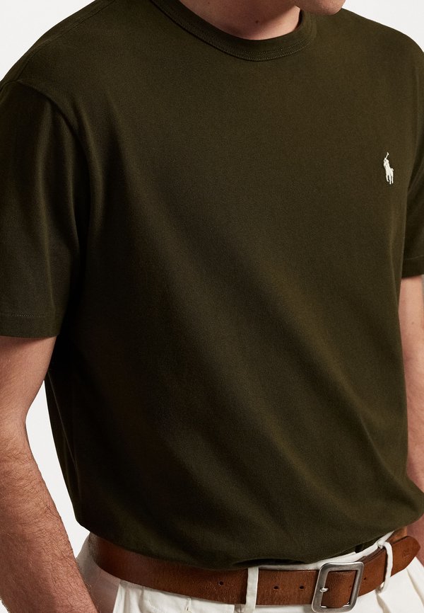 CLASSIC FIT JERSEY CREWNECK T-SHIRT - Basic T-shirt - dark loden3