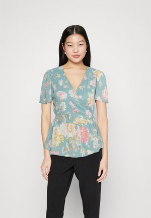 ONLY ONLSTAR LIFE FIA WRAP - Μπλούζα - türkis
