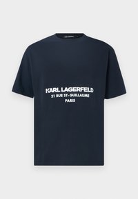 CREW NECK - T-shirt imprimé - navy