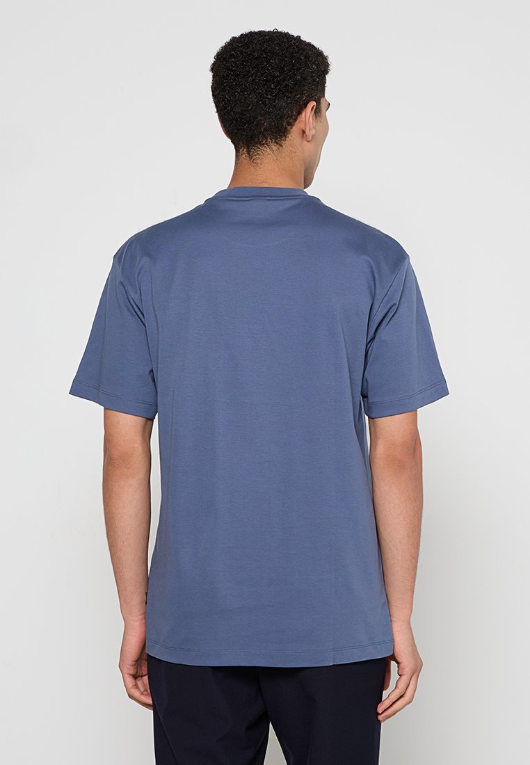 Boss T-shirt print donkerblauw