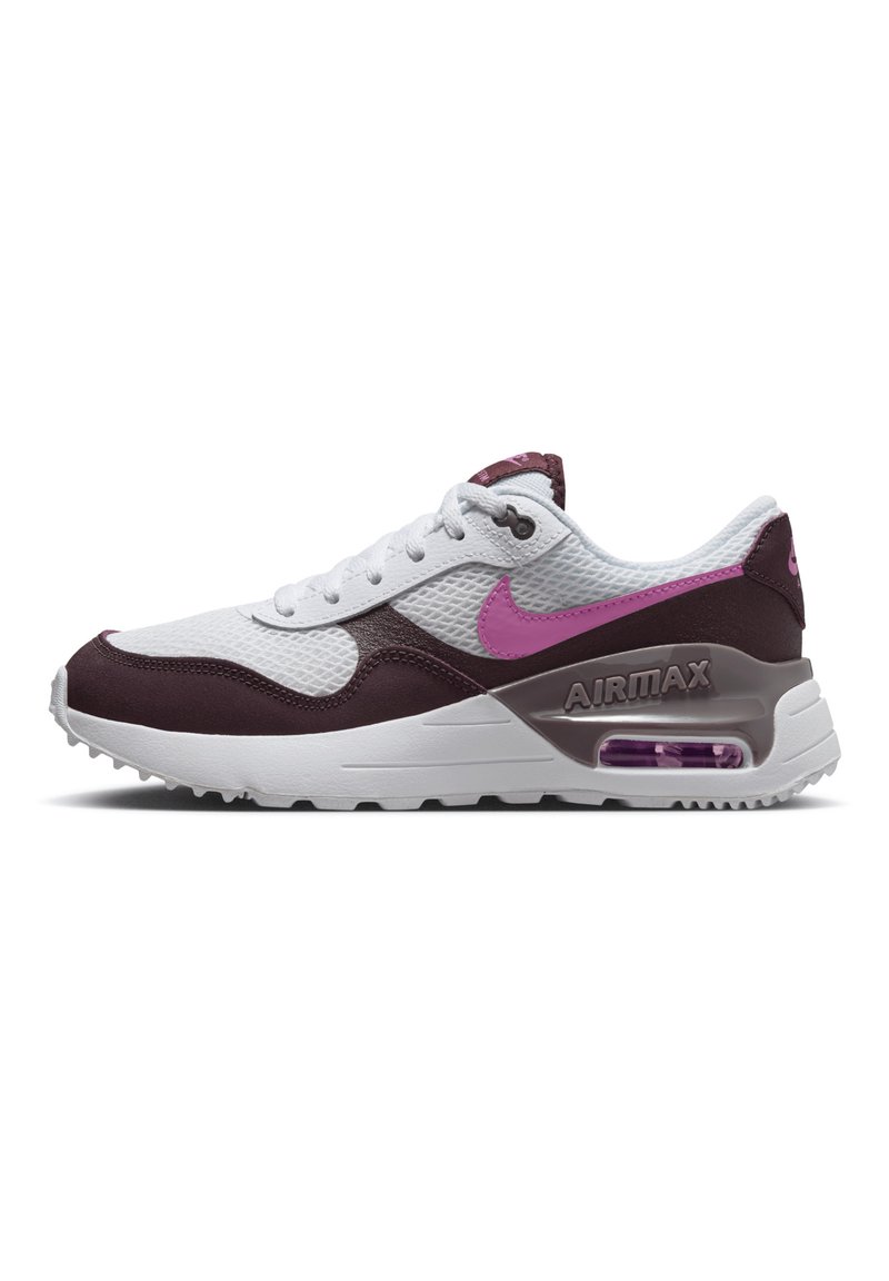 Nike Sportswear AIR MAX SYSTM UNISEX - Sneaker low - white playful pink burgundy crush violet ore