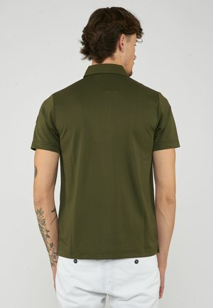 Save the duck, POLO CLAY - Poloshirt - snake green