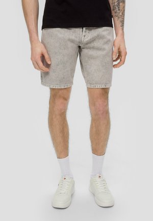 Shorts di jeans - hellgrau