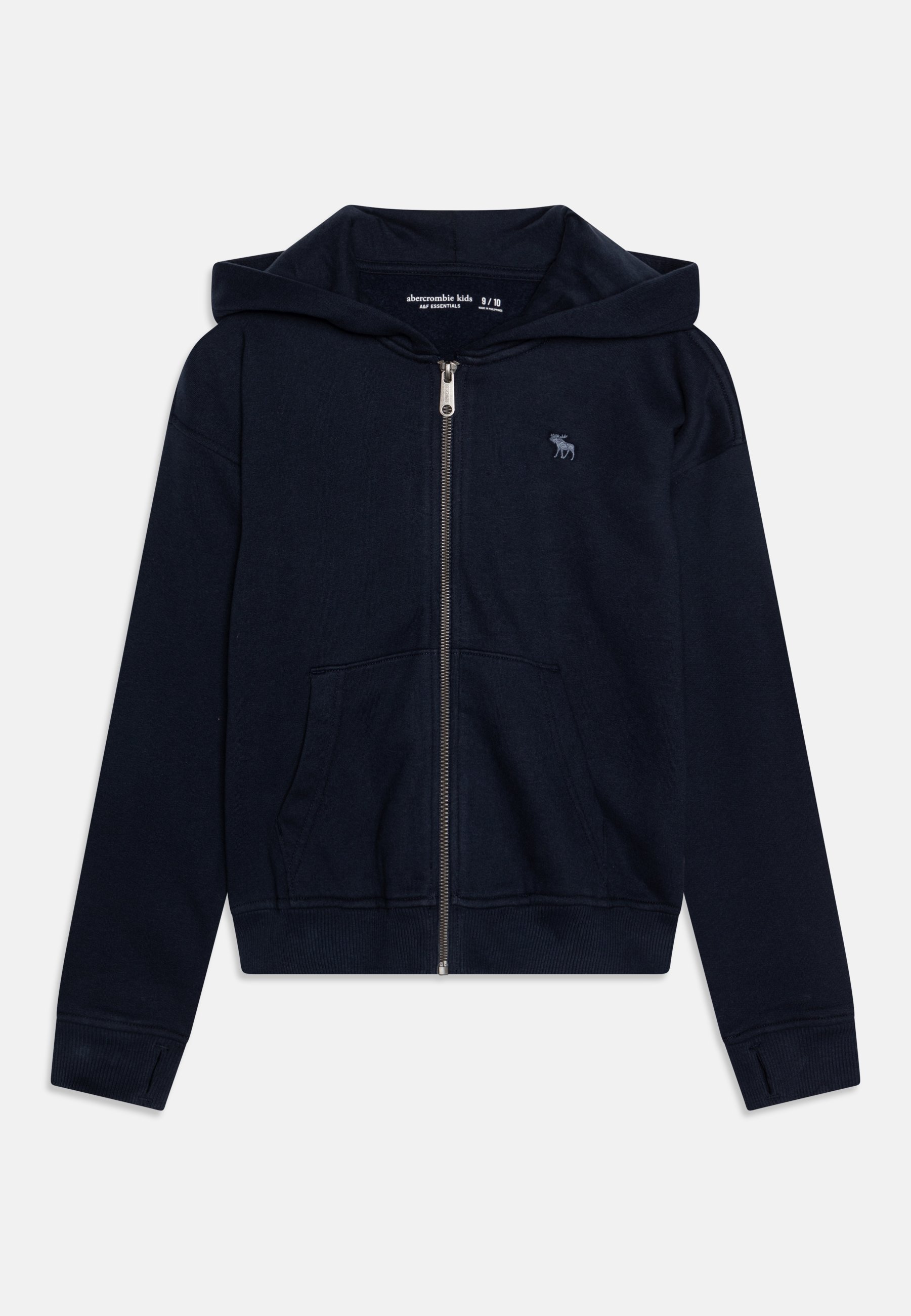 Abercrombie Fitch ESSENTIAL UNIFORM Zip-up sweatshirt navy