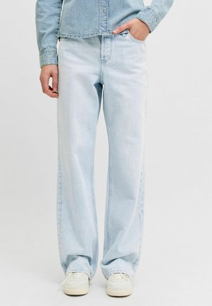 LOCKER GESCHNITTEN JXSEVILLE LOOSE NOOS - Jeans straight leg - light blue denim