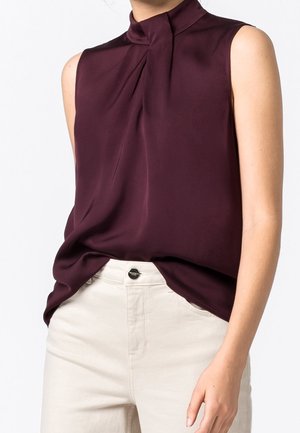 Bluse - bordeaux