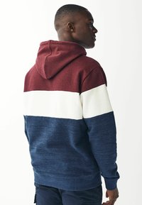 Next DIP DYE OVERHEAD  - Jersey con capucha - red cream