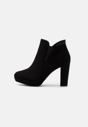 Bottines à talons hauts - black